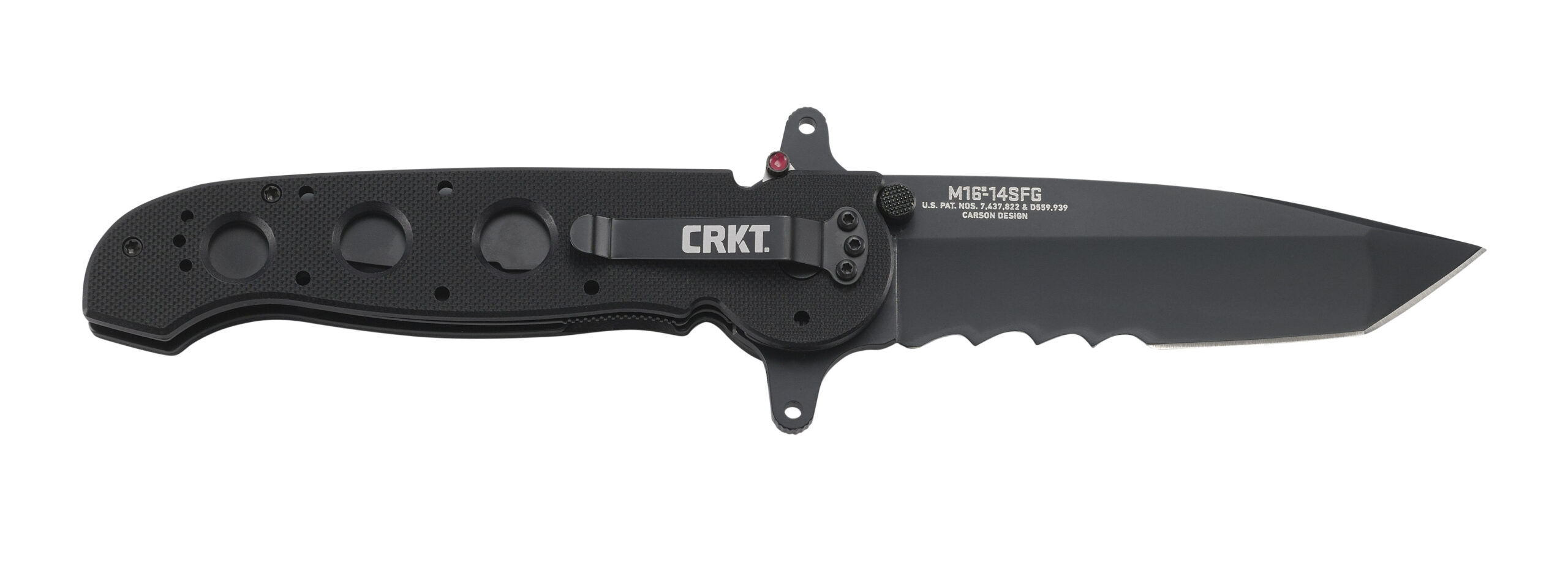 CRKT M16-14SFG Black Serrated Pocket Knife
