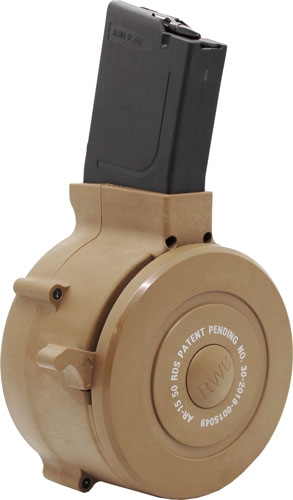 Iver Johnson AR-15 50-Round Drum Magazine - Tan