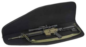 US Peacekeeper 45" MSR Case - 4 Mag Pouches, Black