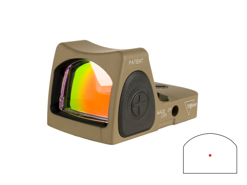 Trijicon RMR Type 2 3.25 MOA Red Dot Sight FDE