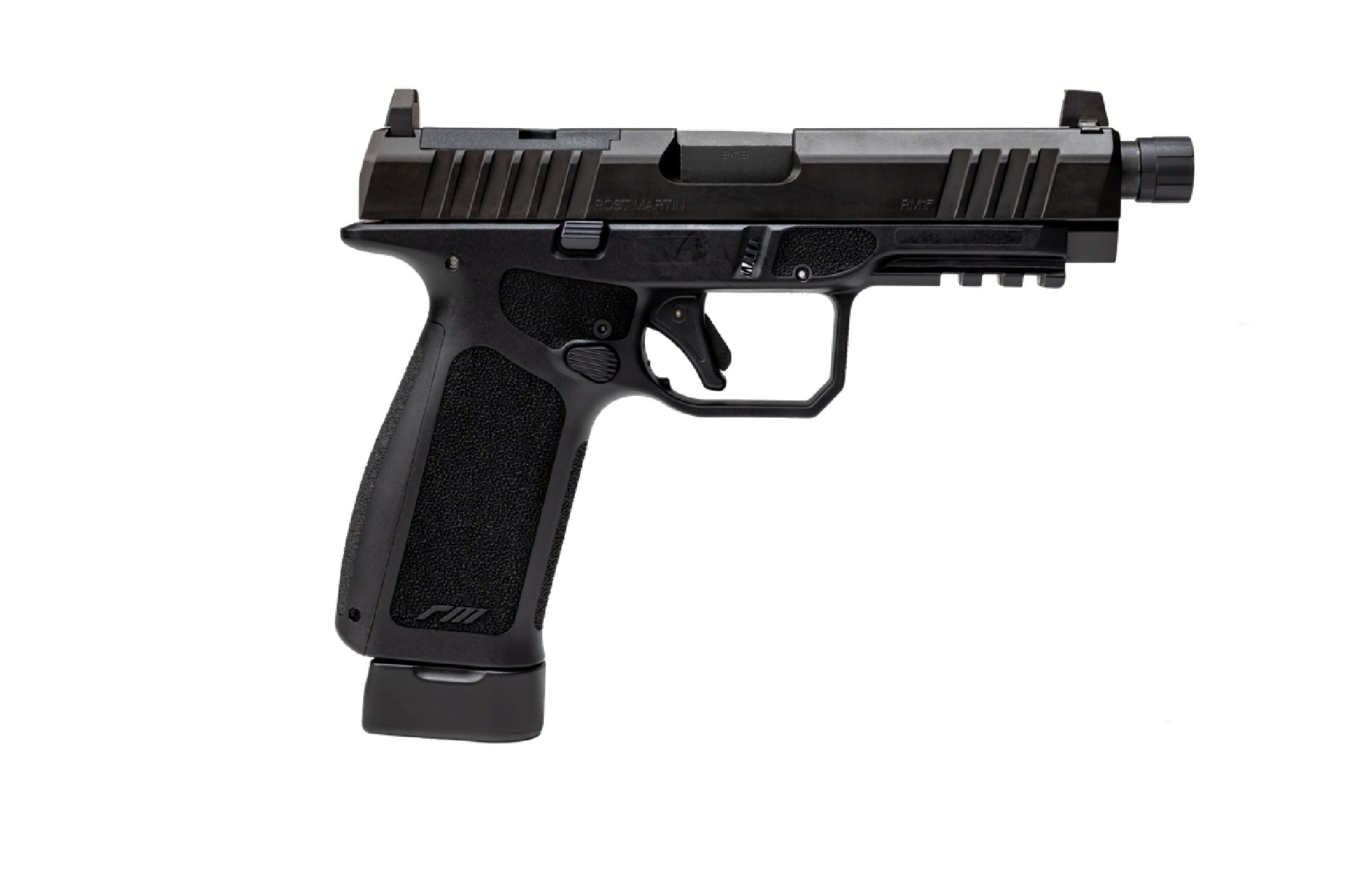ROST MARTIN RM1F Tactical 9mm 15+1 Black 4.5" TB