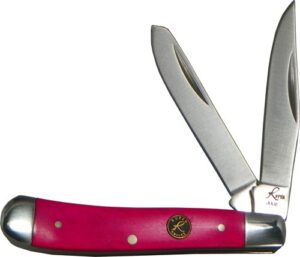 ABKT Roper Pink Sky 2-Blade Pocket Knife - Pink Bone