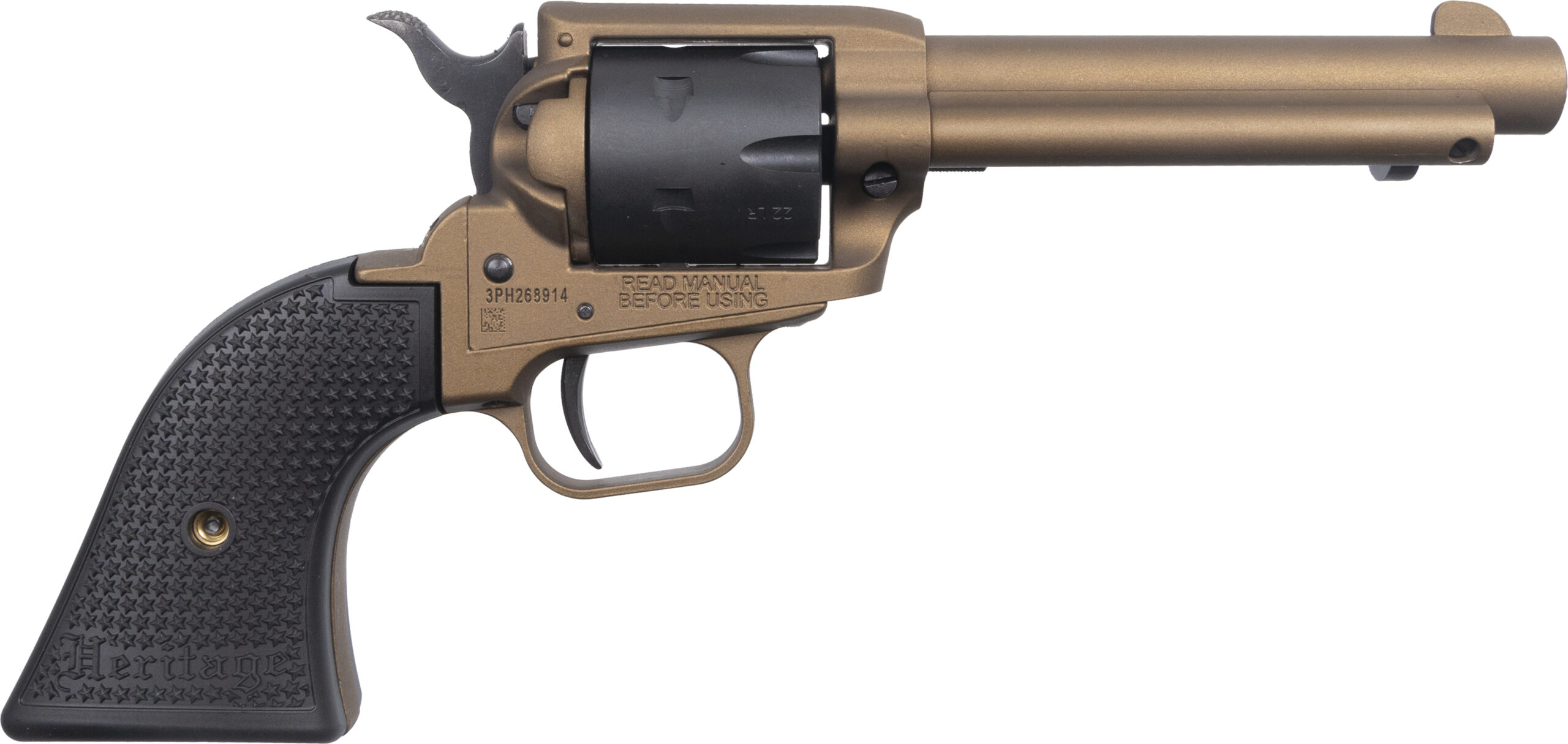 Heritage Arms Rough Rider .22 LR Revolver, 4.75-Inch, Bronze