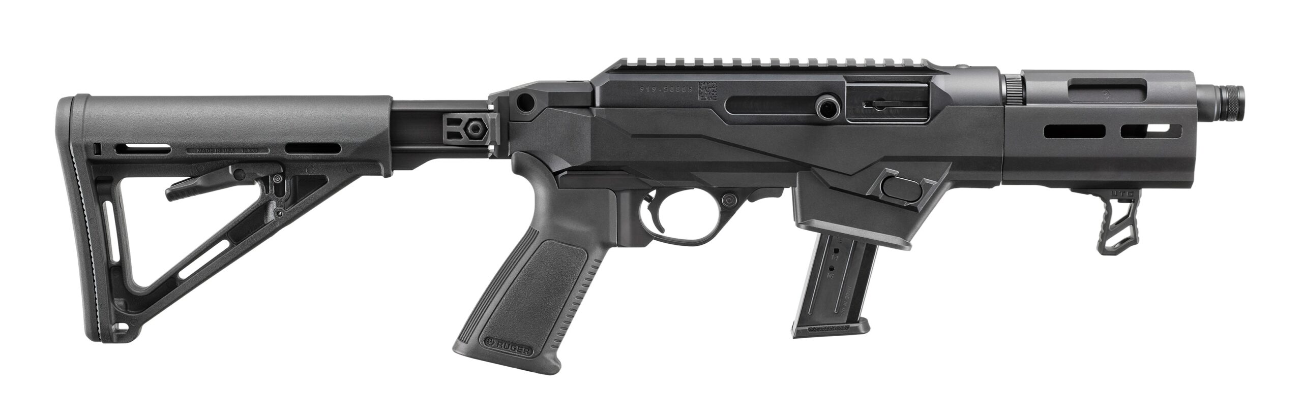 Ruger PC Carbine SBR 9mm 6.5" Barrel 17-Round