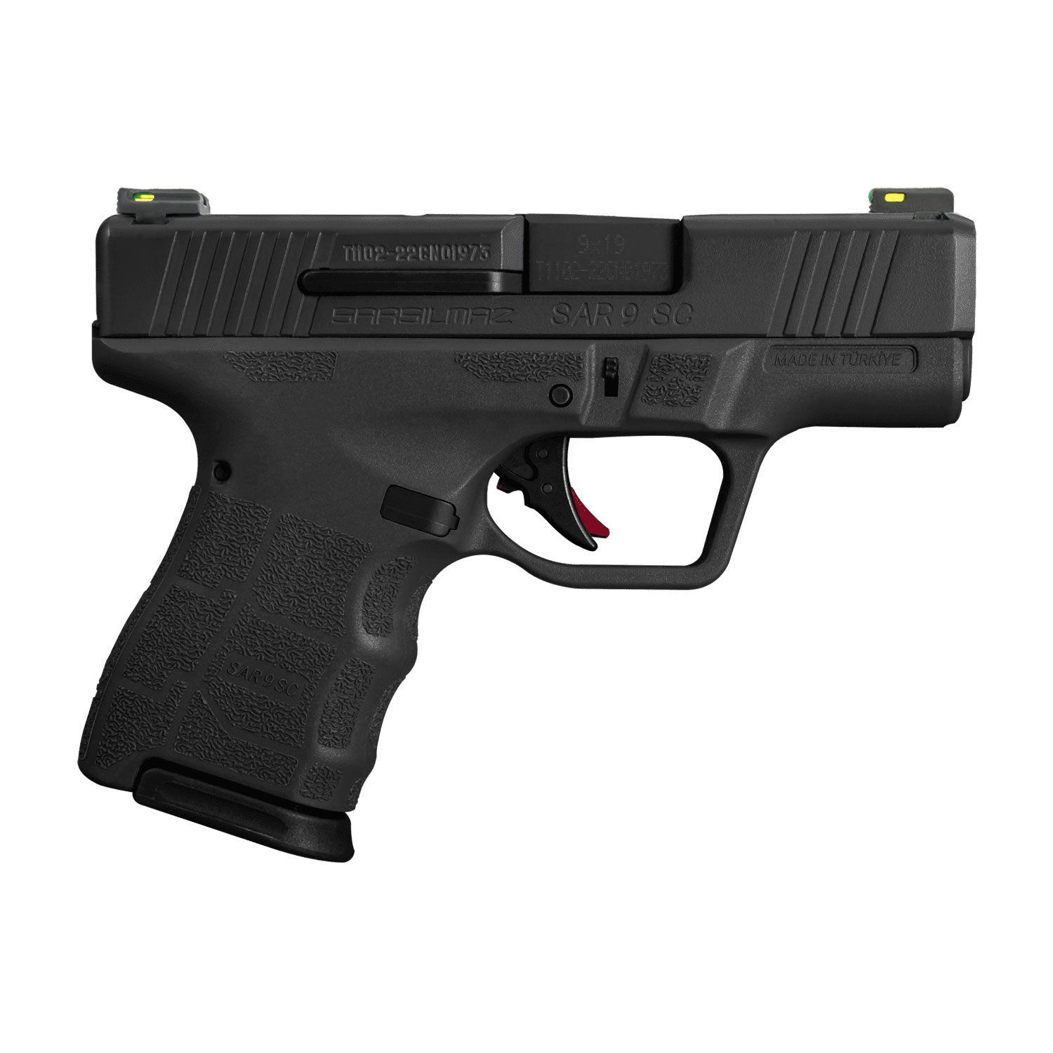 SAR9 SC 9mm Pistol - Optic Ready, 3.3" Barrel