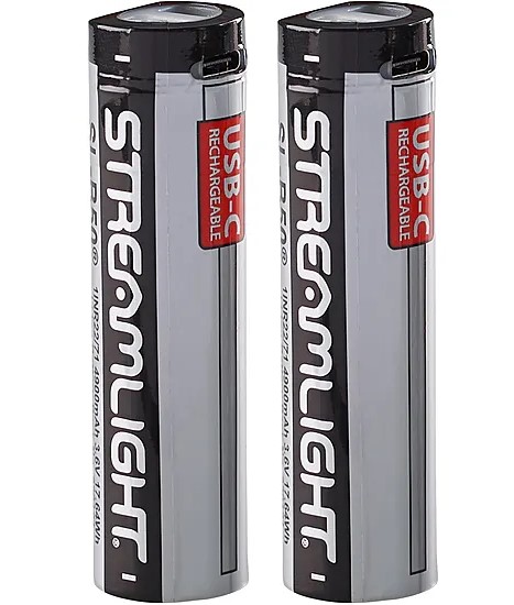 Streamlight SL-B50 Lithium Batteries 2-Pack