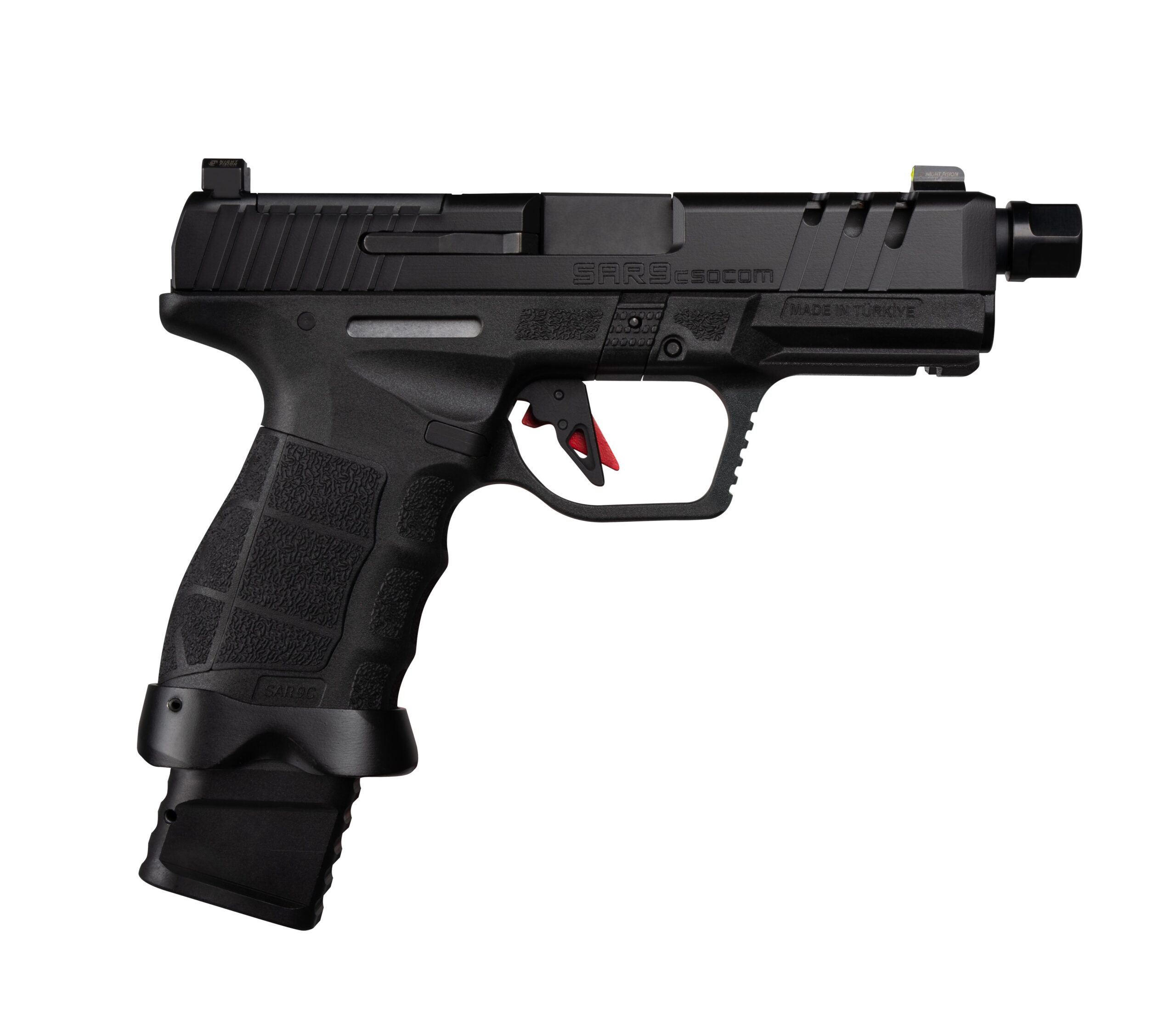 SAR9 SOCOM CPT 9mm Semi-Auto Pistol - 21 Rounds