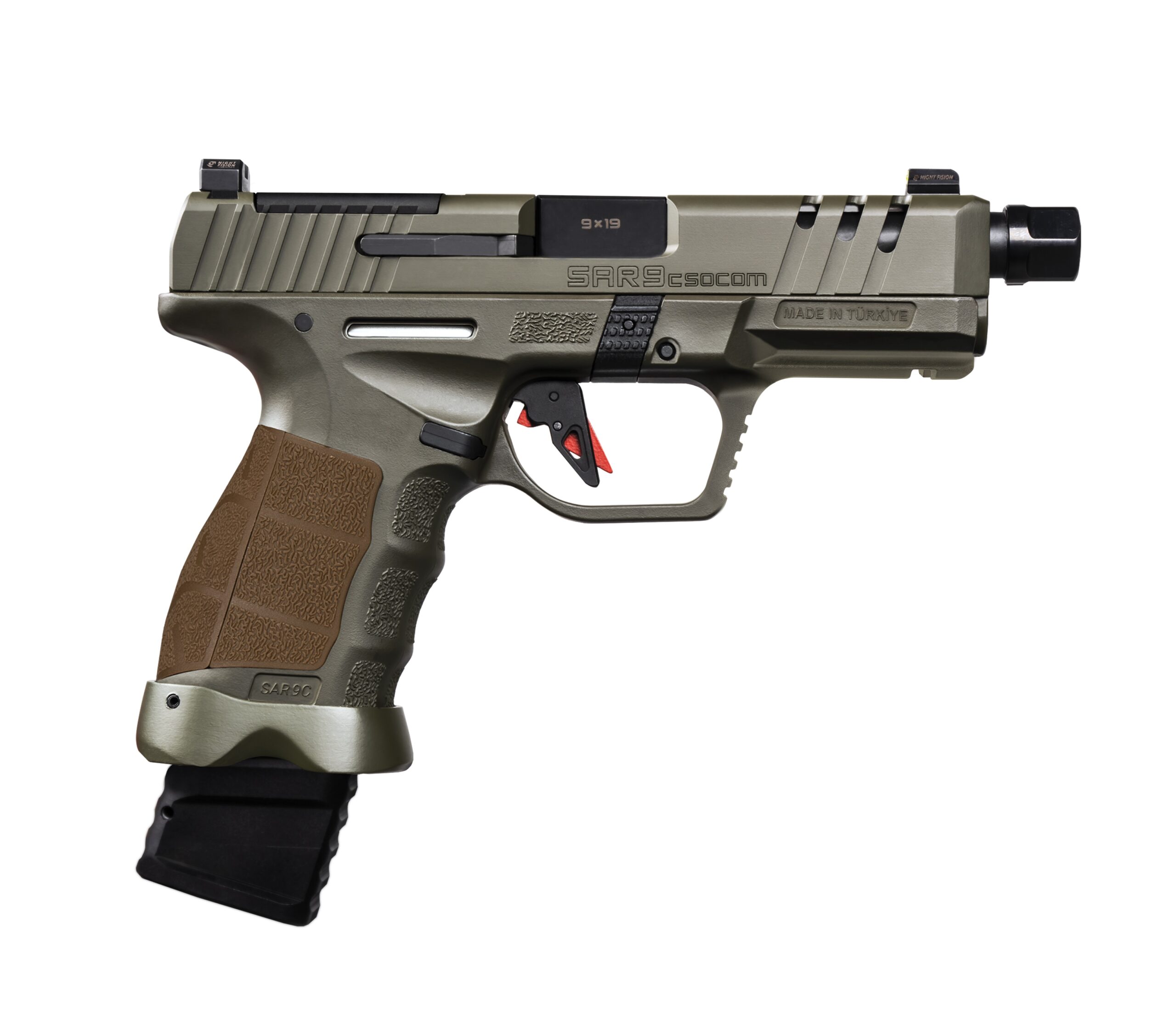 SAR9 SOCOM CPT 9mm Pistol with Optic Ready Slide