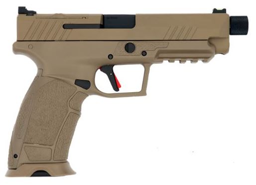 Tisas PX-9 Gen 3 Tactical 9mm Pistol 5.1" 20+1 FDE