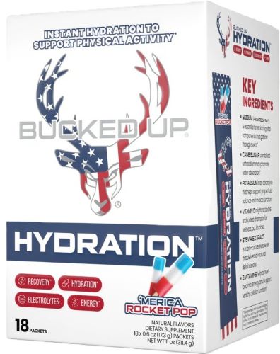 BUCKED UP HYDRATION 2.0 - ROCKET POP 18 COUNT