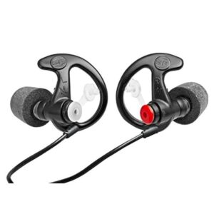SUREFIRE COMPLY FOAM TIPS FILTERED EARPLUGS MED 25 PAIR BLACK