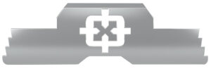 Cross Armory CRG5SLSV Slide Lock  Extended Silver 4140 Steel for Glock Gen1-5 P80