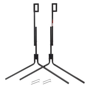 Viking Solutions VKSVGK004 Adjustable Target Stand  Black Steel