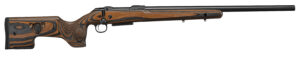 CZ-USA 07503 CZ 600 Range Full Size 308 Win 5+1, 24" Black Nitride Steel Threaded Barrel, Drilled & Tapped Receiver, Black Brown & Gray Laminate Fixed w/Adj Cheek Rest Stock, Right Hand