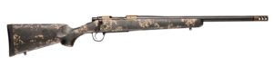 Christensen Arms 8010620400 Ridgeline FFT 300 RUM 3+1 22" Carbon Fiber/Threaded Barrel, Burnt Bronze Cerakote, Green with Black/Tan Accents Stock