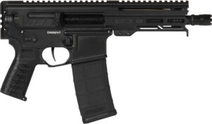 CMMG 30A0E33AB Dissent  300 Blackout 30+1 6.50", Black Cerakote Rec, OEM Grip, Picatinny Buffer Adapter, Zeroed Drop-In Single Stage Trigger