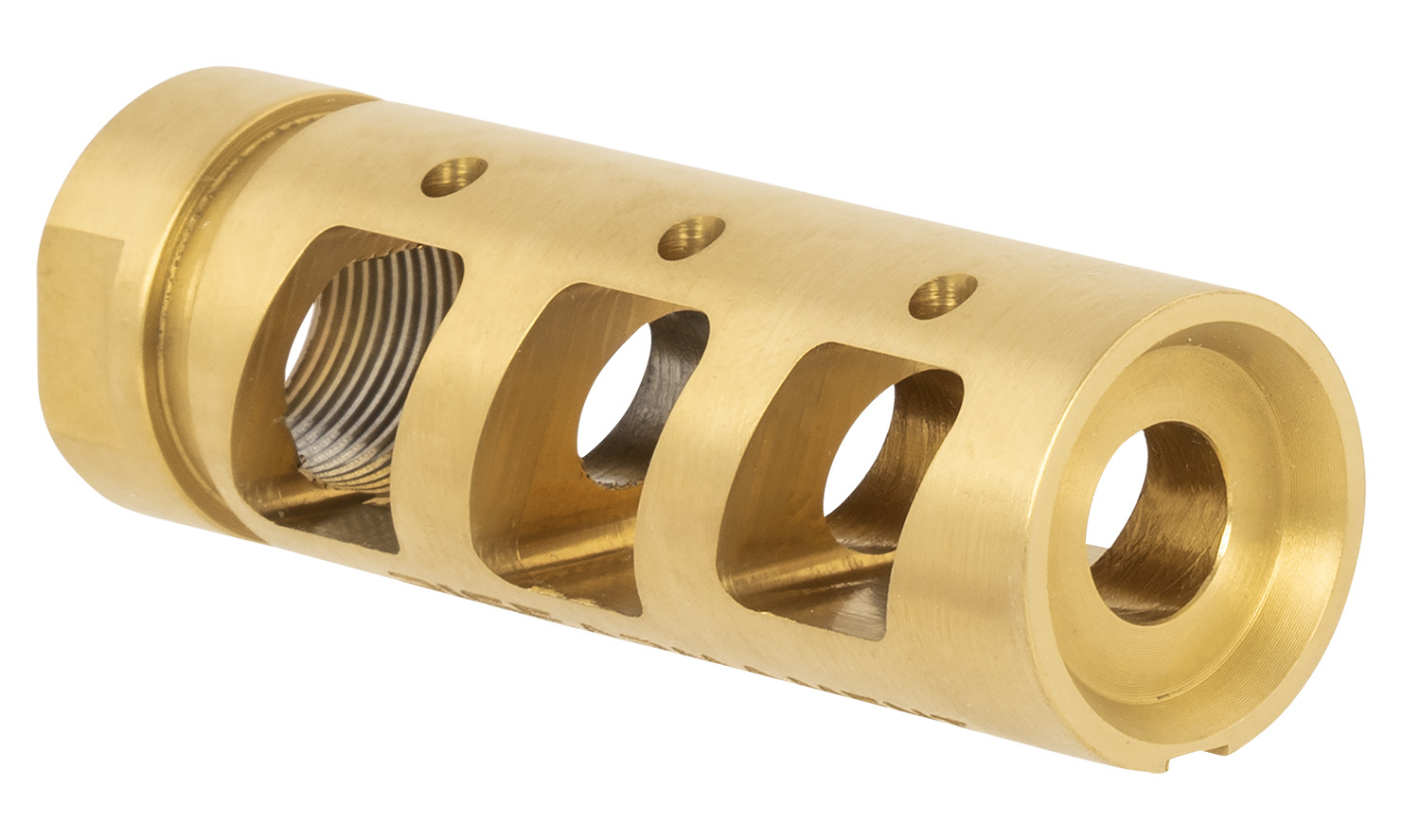 Rise Armament RA701308TIN RA-701  Gold Nitride Titanium with 5/8"-24 tpi Threads for 30 Cal