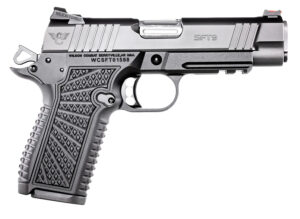 Wilson Combat SFT9CMR42 SFT9 Compact 9mm 15+1 4.25" Lightrail Black Armor-Tuff Stainless Steel