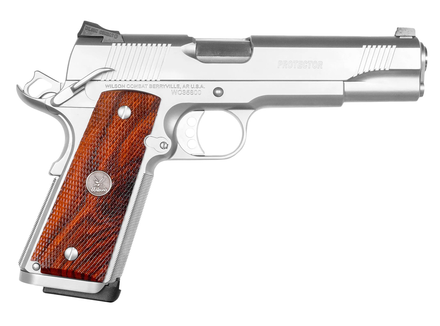 Wilson Combat WPSASSCA Protector *CA Compliant 45 ACP 8+1 5" Stainless Steel