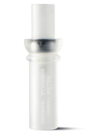 Rolling Thunder Game Call DC212CF Two Stroke Double Reed Cutdown Attracts Ducks Frost Acrylic