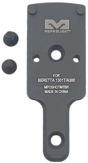 Meprolight USA 901141041 Optics Plate Shotgun Matte Black Aluminum Beretta 1301T/A300 RMR Footprint