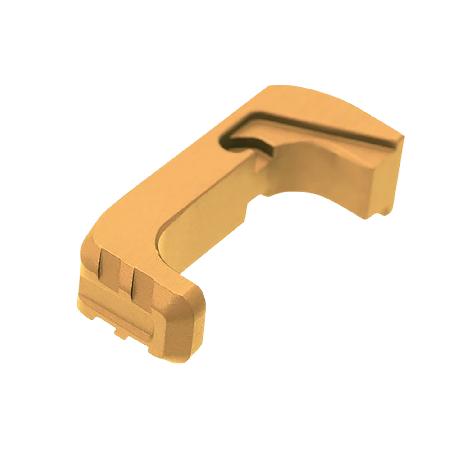 Tyrant CNC TD43X48EGLD Extended Magazine Release Glock 43x/48 Gold Aluminum