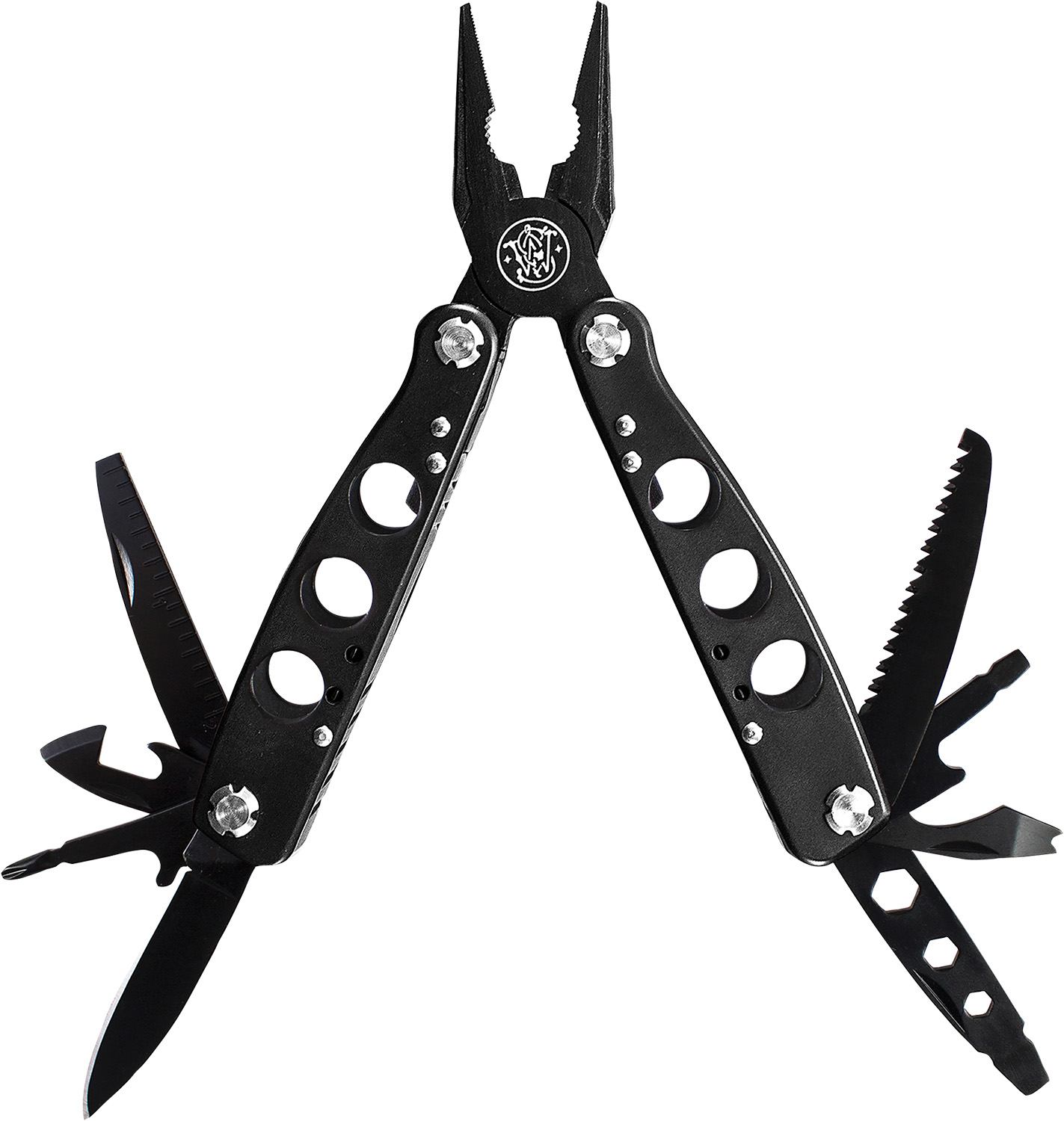 Smith & Wesson Knives SWMT1CP Multi-Tool  Black 6.50" Long Includes Case