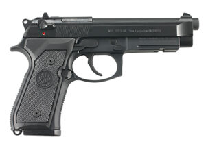 Beretta USA JS92M9A1 92FS Type M9A1 Full Size 9mm Luger 10+1 4.90" Black Barrel, Black Cerakote Steel Serrated Slide, Black Aluminum Frame w/Beavertail & Picatinny Rail, Black Textured Grip
