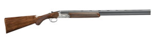Rizzini USA 2203-2828 Aurum EVO 28 Gauge Break Open 3" 2rd 28" Black Over/Under Vent Rib Barrel, Coin Anodized Receiver Engraved w/Game Scene, Fixed Turkish Walnut Stock w/Prince of Whales Grip