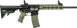 Tippmann Arms A101228 M4 LTE MSR 22 LR 25+1 16" Black Parkerized Threaded Barrel, OD Green Aluminum Receiver w/Picatinny Rail, M-LOK Handguard, Black Adj CAR15 Polymer Stock, OD Green Gen2 Grip, Right