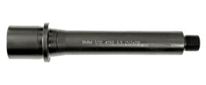 Lead & Steel Llc LS9MM5.5-28 AR9  9mm Straight Profile Black Nitride Chrome Moly Vanadium