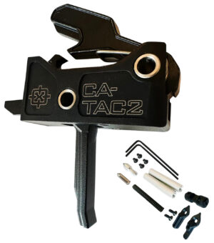 Cross Armory CRAR15TDIBK Tac 2 Flat Faced Black Two-Stage Drop-In