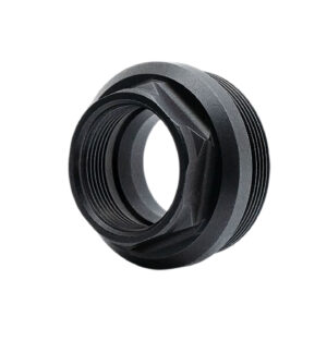 Armaspec ARM891-BLK HUB Thread Adapter Fits 1 3/8"x24 External 0.9x24 Internal Stainless Steel Black