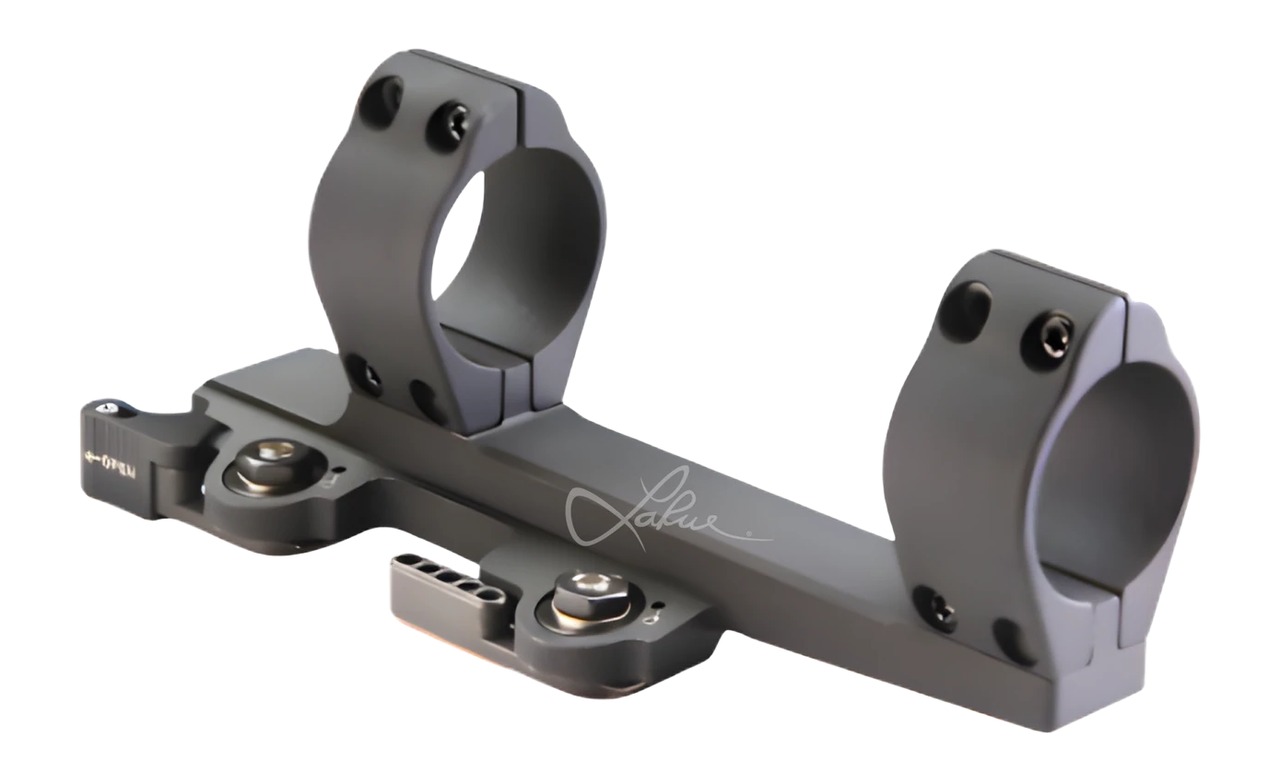 Larue Tactical LT9151535030 Cantilever Black 30mm Tube 0 MOA
