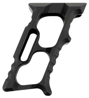 Tyrant CNC TD552BLKM1 Minivert Grip Halo Black Aluminum Fits AR15