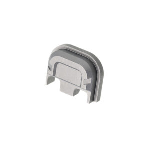 Tyrant CNC TDG5SPGREY Slide Cover Plate  Chevron Design Glock Gen5 Grey Aluminum