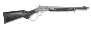 Cnc Firearms CNCRAZ10MM Marlin 1894 SBL Wild Boar 10mm Auto 16" Polished Stainless Steel, Polished Engraved Receiver, Gray Fixed Laminate Stock