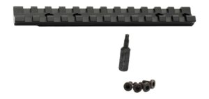 Savage Arms 56442 Scope Rail Revel Black Aluminum 8.40" Long