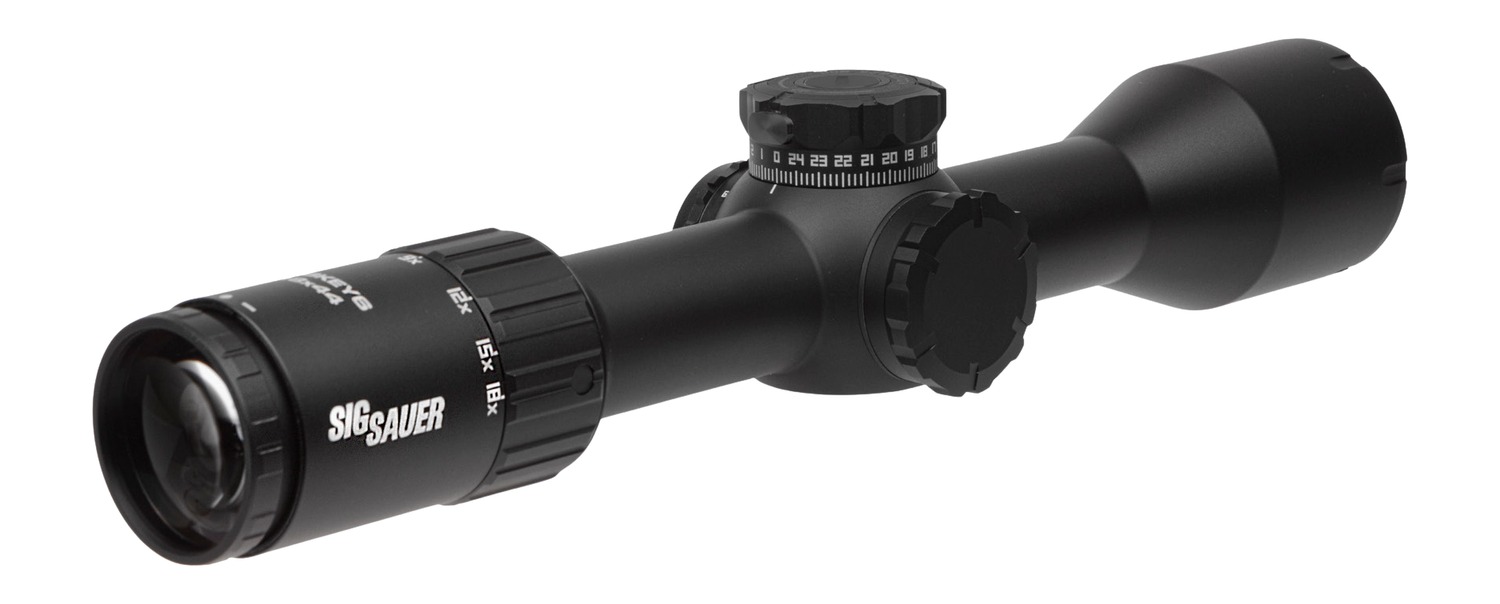 SIG SOW63116 WHISKEY6 3-18X44 30MM FFP MRAD BLK