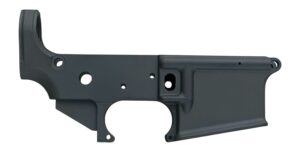 White Label Armory WLA-LOW-1031-01 Forged Lower Receiver  Multi Black Hardcoat Anodize AR-15