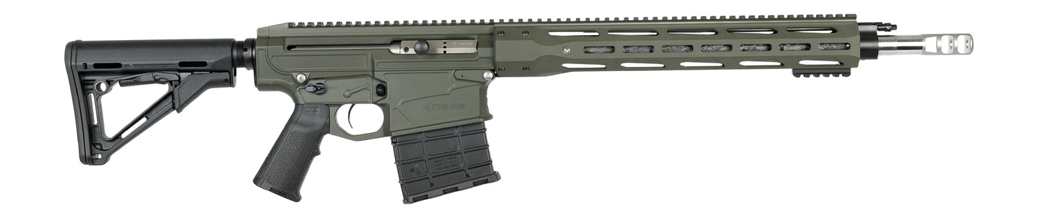 Nemo Arms OMEN-RECON-LITE Omen Recon Lite 300 Win Mag 14+1 18" Black Proof Research CF Threaded Barrel, Mil-Spec Green Cerakote Aluminum Receiver w/Picatinny Rail, M-LOK Handguard, Magpul CTR Black Po