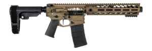 Nemo Arms BL-556-8P Battle-Light  5.56 NATO 30+1 8" Black Threaded Barrel, Burnt Bronze Aluminum Receiver w/Picatinny Rail, M-LOK Handguard, Black Polymer SB Tactical SBA3 Brace, Magpul MOE Grip, Ambi
