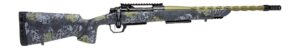 Horizon Firearms HRF-VE2-65CM-22R Venatic 2 6.5 Creedmoor 22" Sage Green Spiral Fluted Threaded Barrel, Black DLC Receiver w/Picatinny Rail, Arca Rail Forend, Artic Moss Iota EKO X Carbon Fiber Stock