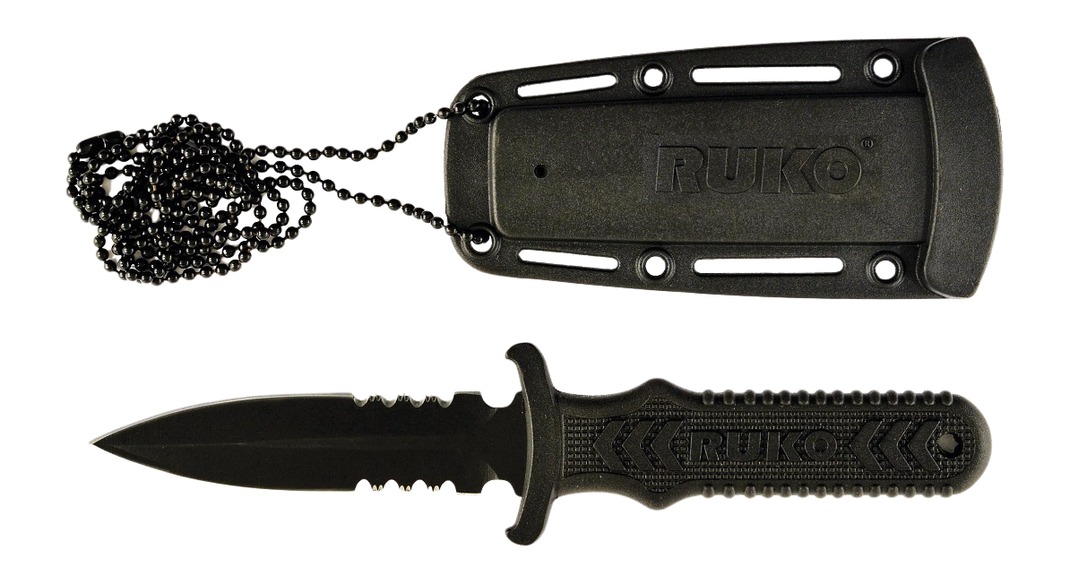 RUKO RUK0097         440A TIN 3"NECK/BOOT KNIFE