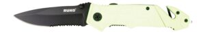 RUKO RUK0144SHG-CS   440A 3-1/4"HIVIZ GRN FOLDING