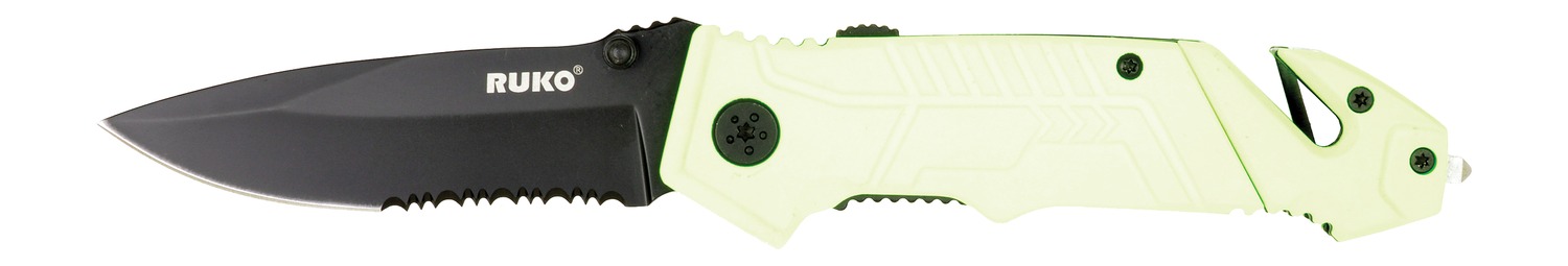 RUKO RUK0144SHG-CS 440A 3-1/4"HIVIZ GRN FOLDING
