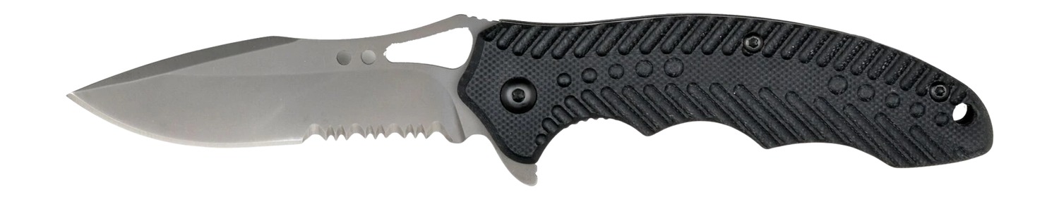 RUKO RUK0173S TIN 3-3/4"SERRATED FOLDING G10
