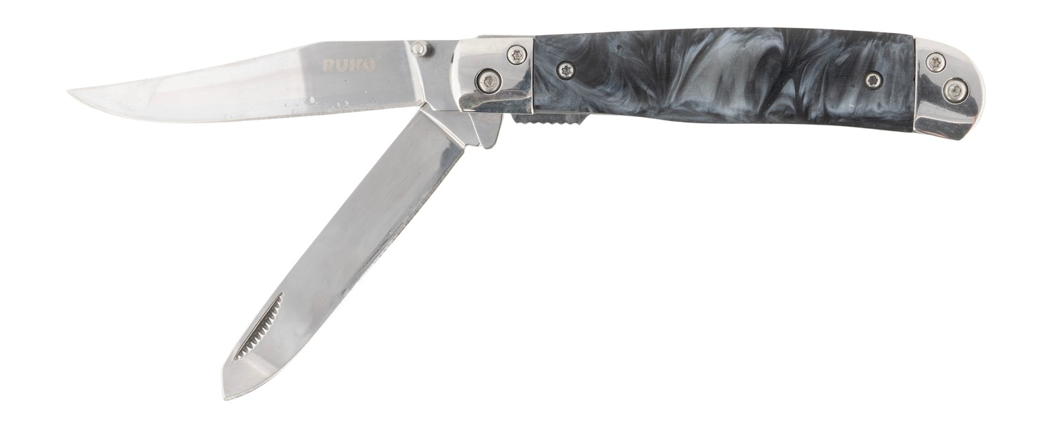 RUKO RUK0185BP 420A TRAPPER BLK PEARL FOLDING
