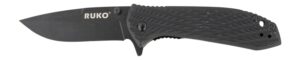 RUKO RUK0179BBK   440C 3-1/4"BLK HANDLE FOLDING
