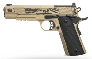 Kimber Mfg, Inc 3700897 Next Gen  45 ACP 7+1 5" Stainless Deep Crown Barrel, Stainless Stainless Steel Engraved/Optic Ready/Serrated Slide, Satin Stainless Steel Frame w/Beavertail, Black Walnut w/G10